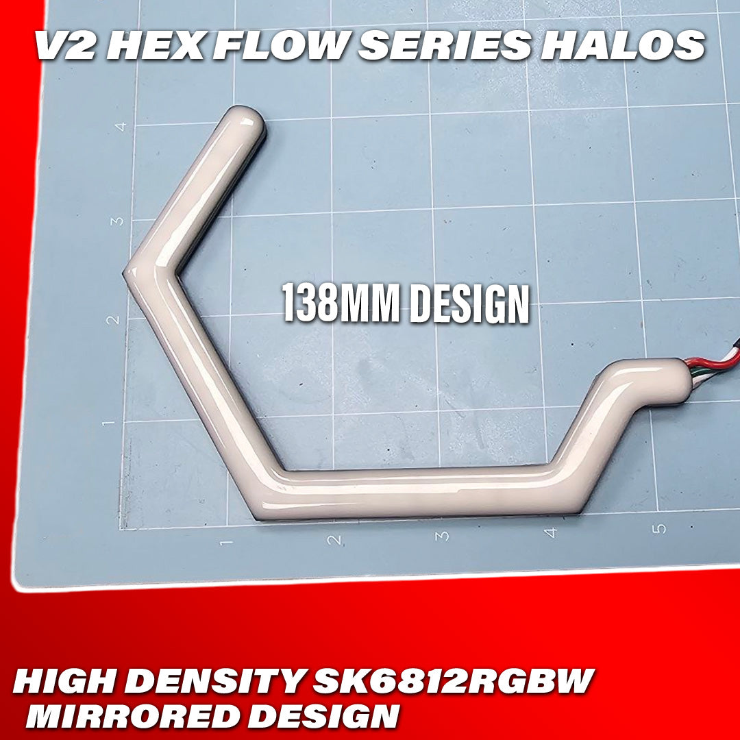 V2 Flow Series HEX Halos - RGBW