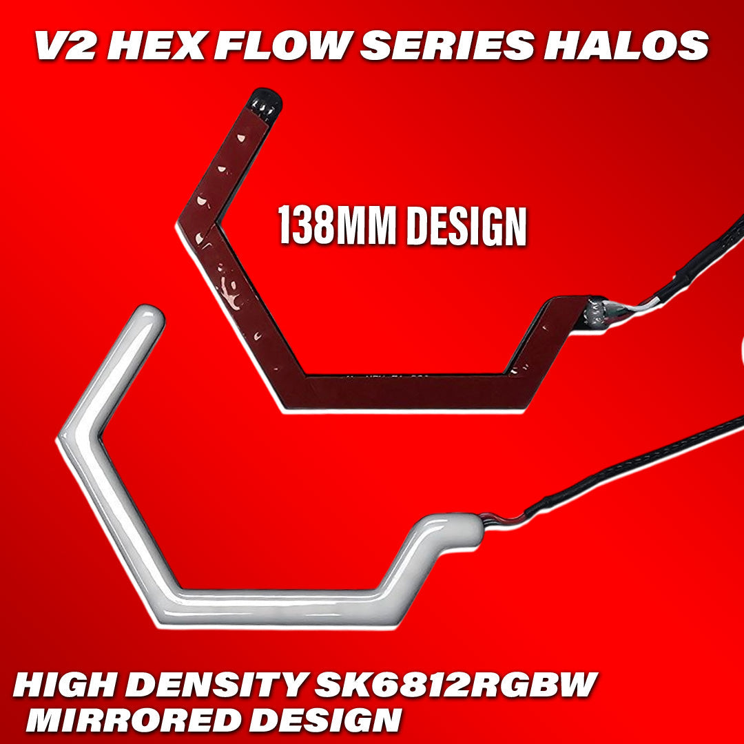 V2 Flow Series HEX Halos - RGBW