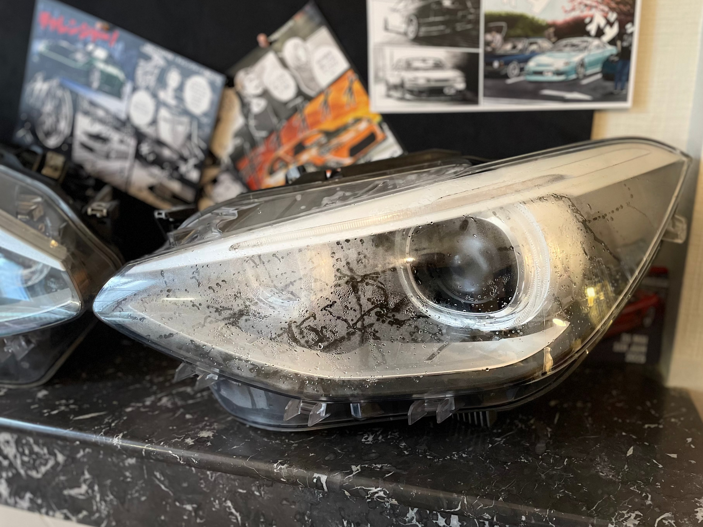 Remplacement joint vitre de phare/optiques avant/ étanchéité de phare