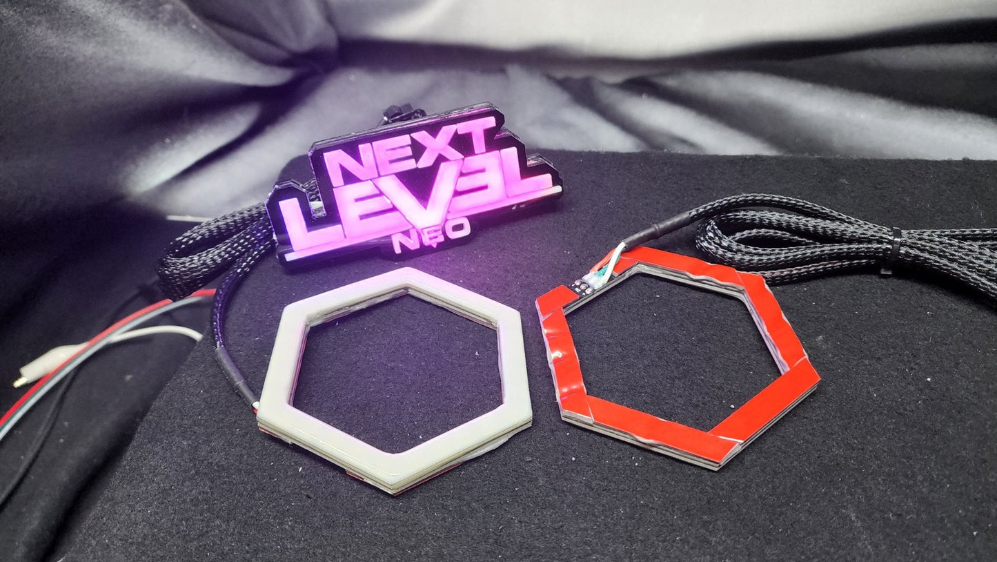 Flow Series Full HEX Halo - 5v SK6812 RGBW