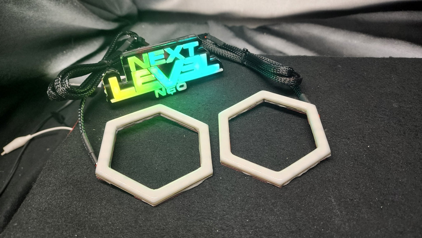 Flow Series Full HEX Halo - 5v SK6812 RGBW