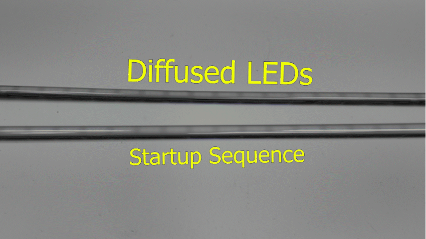 Shapeable Sequential Tail Light Strips W/ Startup