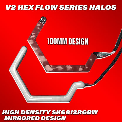 V2 Flow Series HEX Halos - RGBW