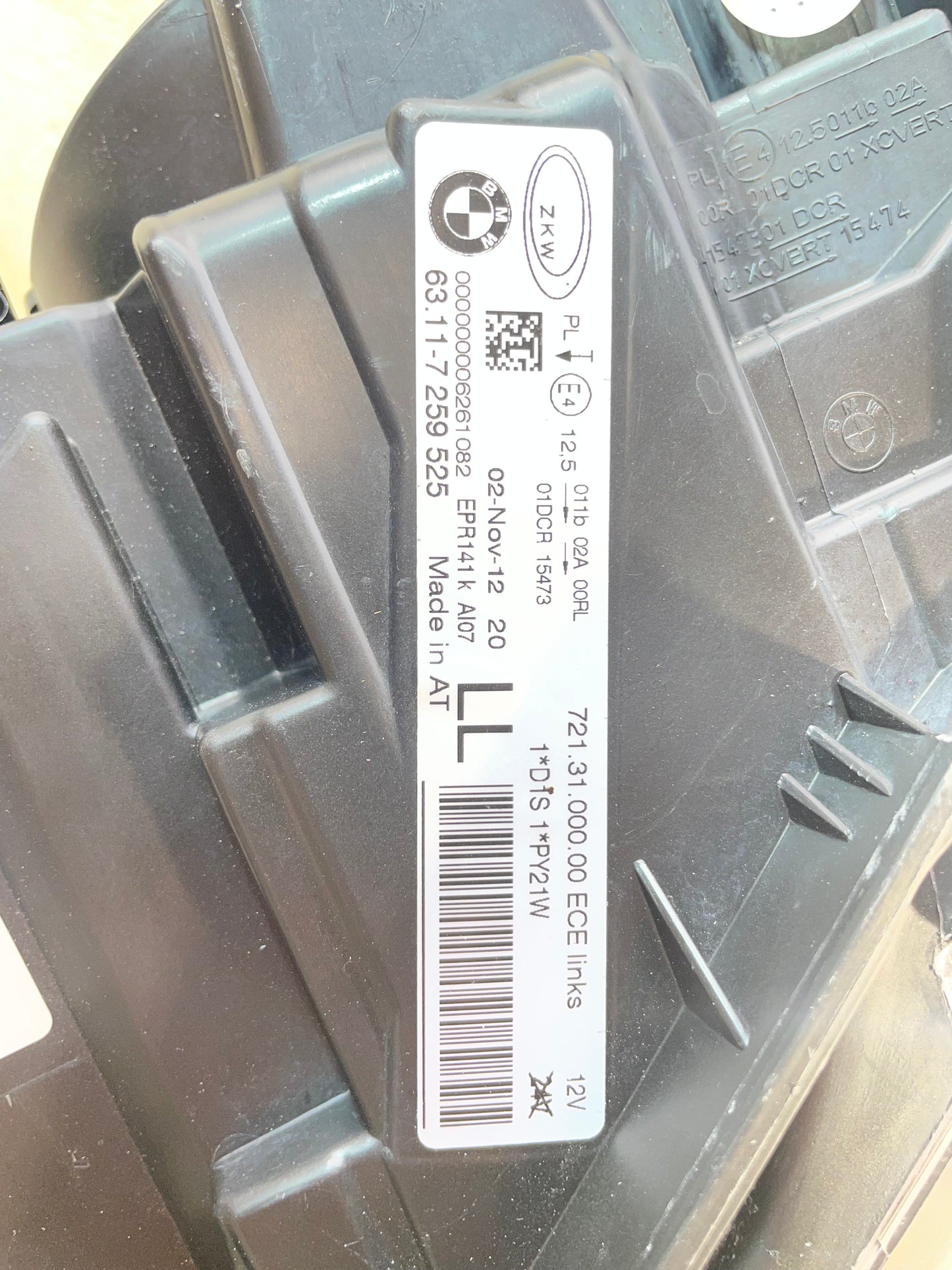Phare BMW Série 3 F30 F31 Xénon AHL Gauche 63117259525 - Reconditionné