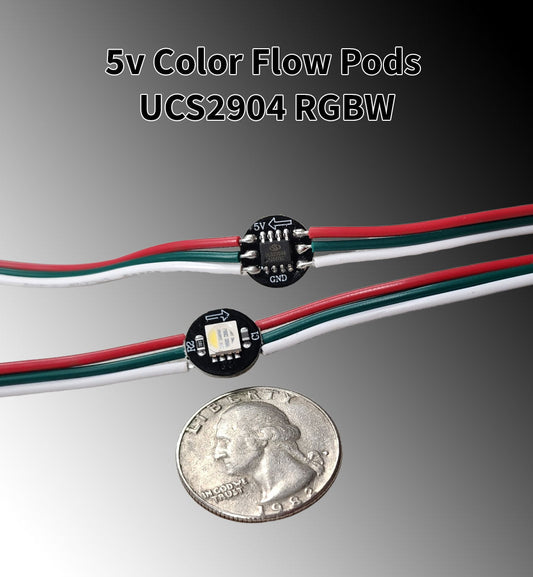 Flow Series NLN PODs 5v - UCS2904 RGBW