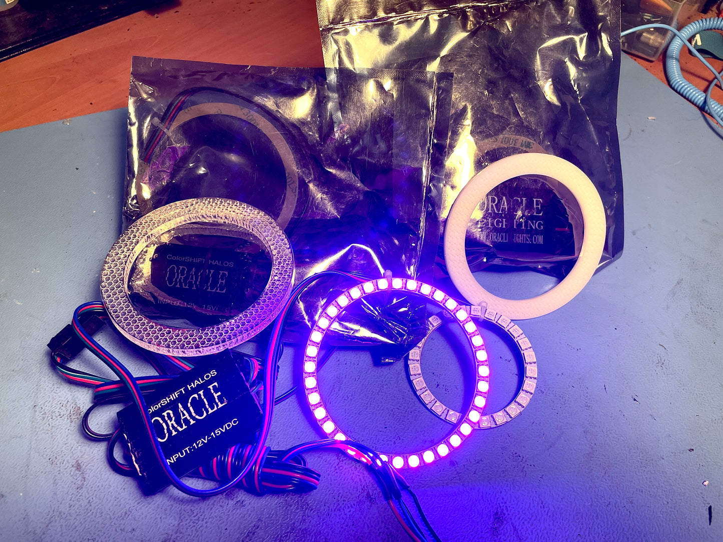 NISSAN 370Z HALOS ORACLES RGB