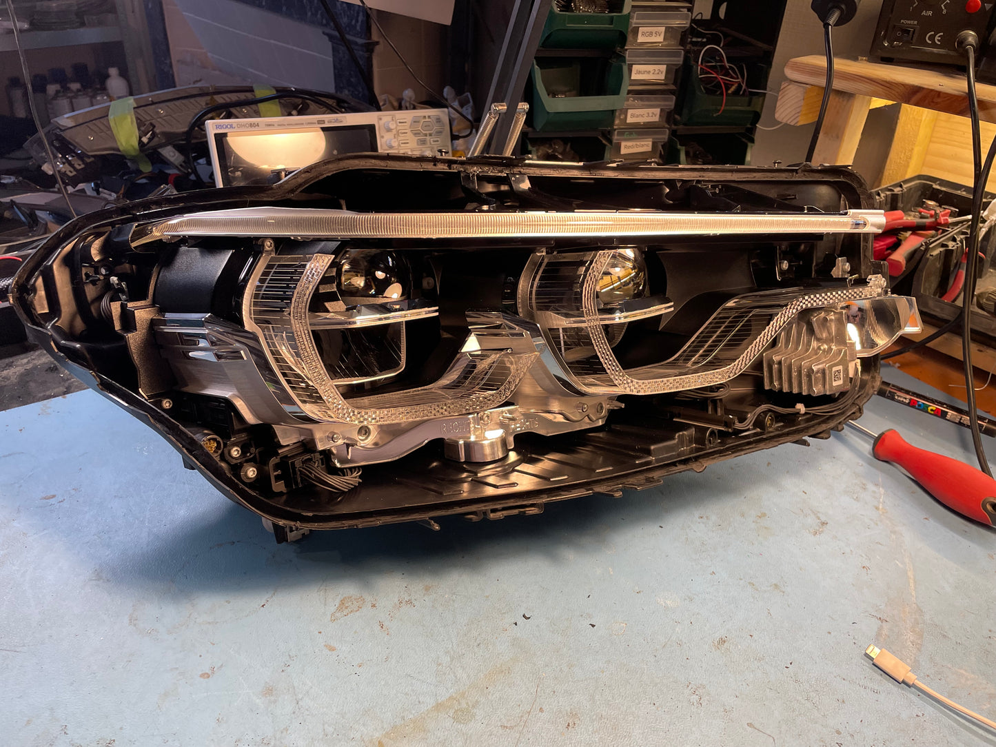 Phare BMW Série 5 G30 G31 Adaptive LED droit Original OEM - Reconditionné - 8499122-03