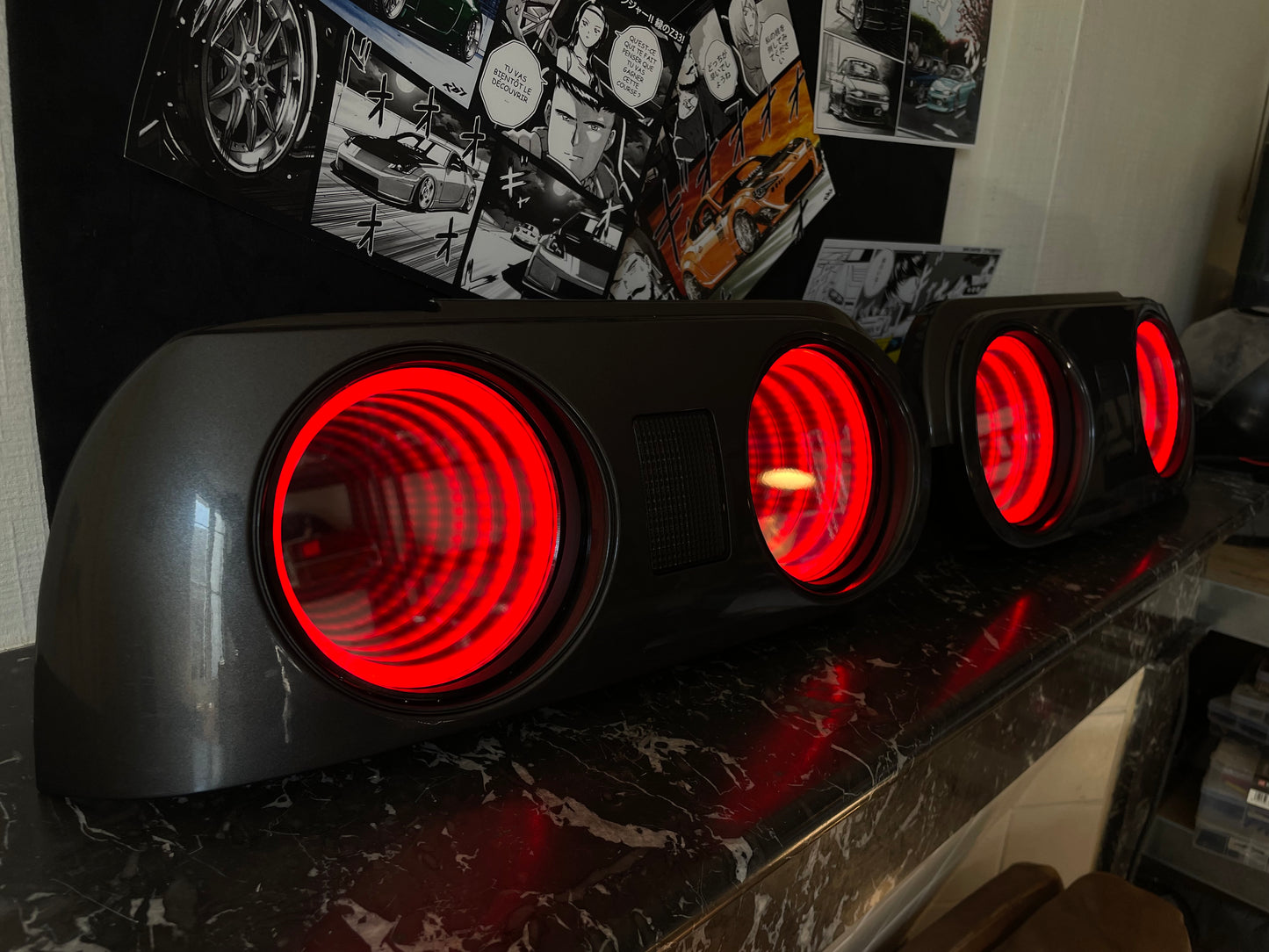 FEUX ARRIERE NISSAN SKYLINE R32 GTR/GTT INFINITY MIRROR RGBW