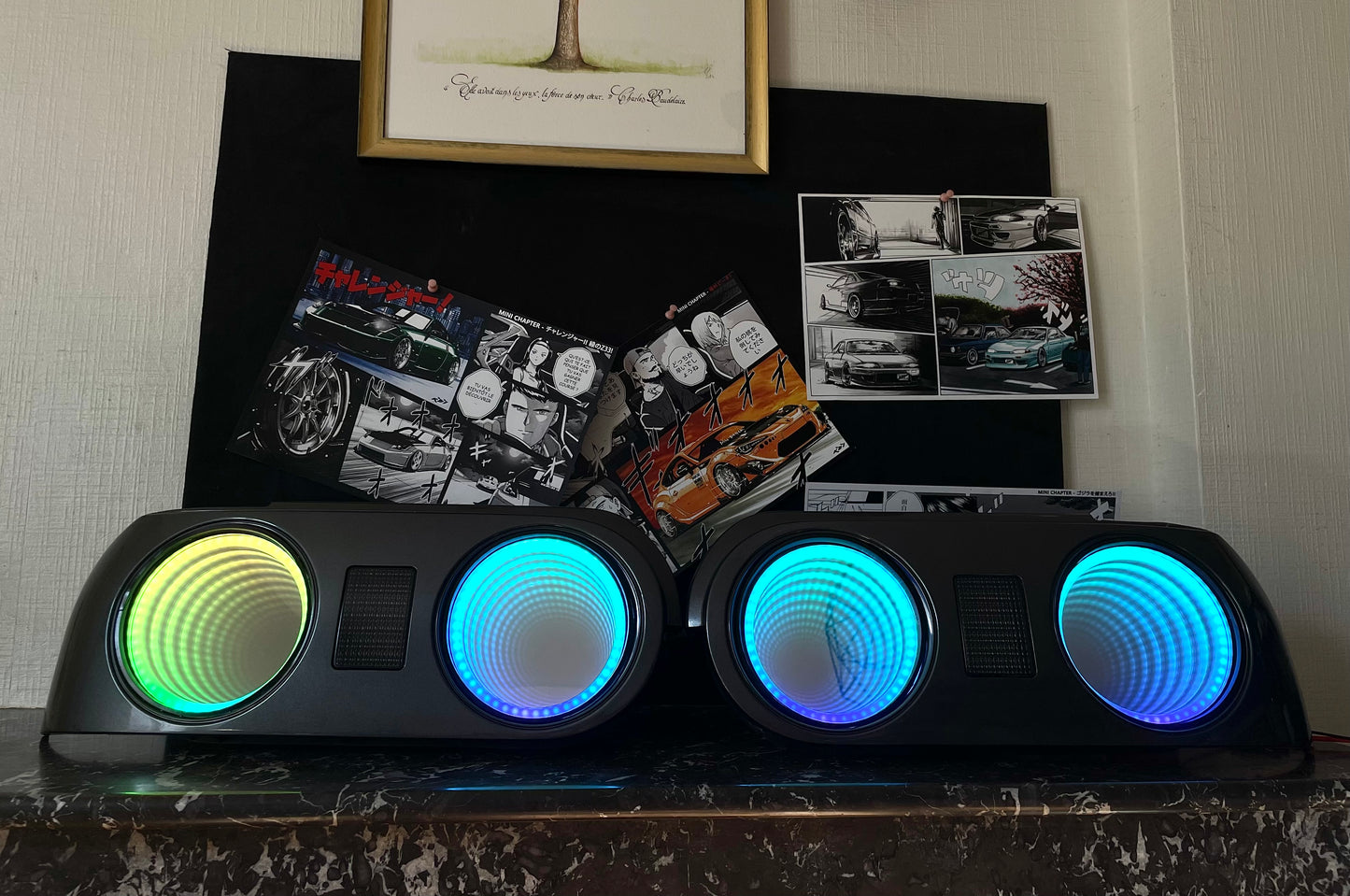 FEUX ARRIERE NISSAN SKYLINE R32 GTR/GTT INFINITY MIRROR RGBW