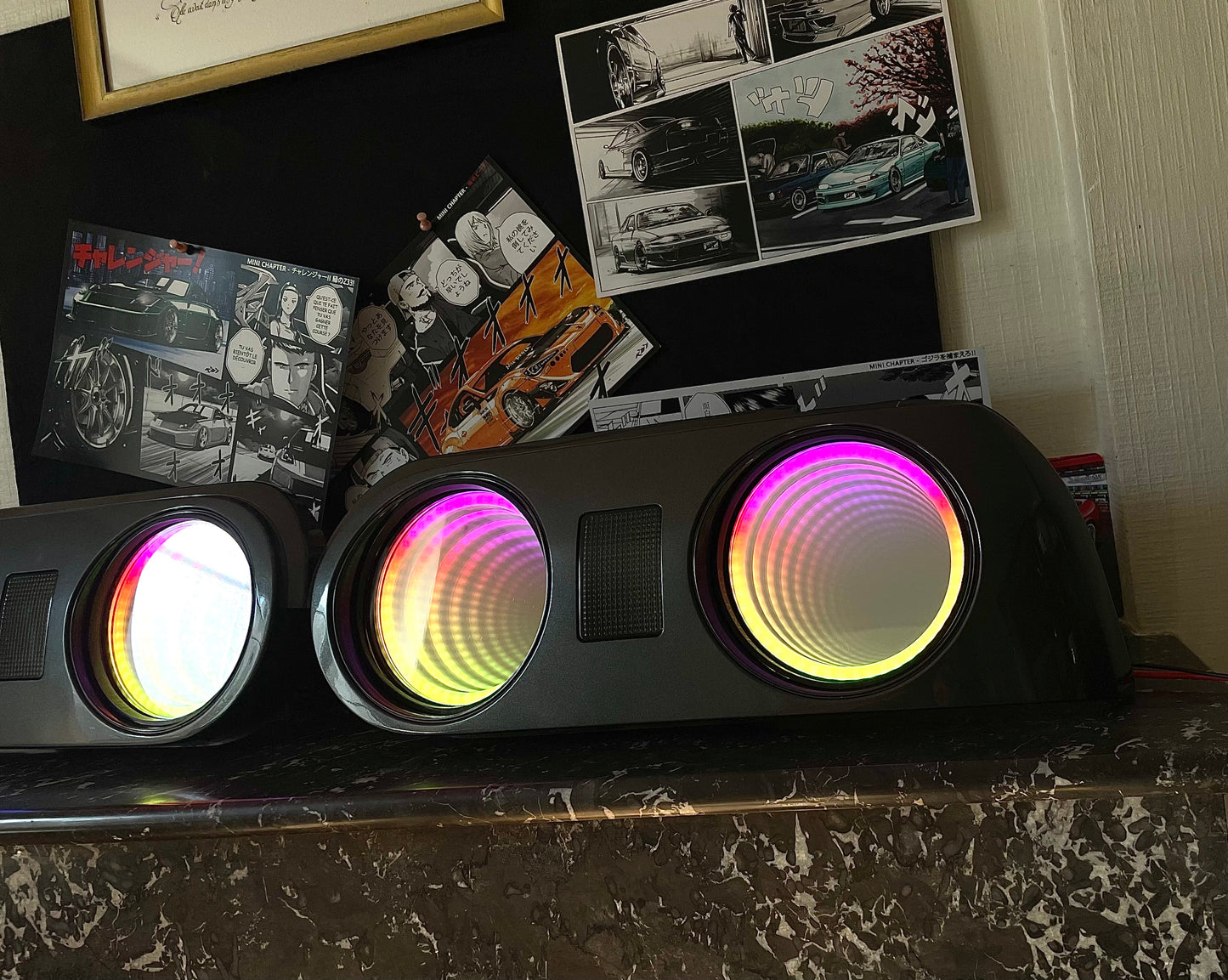 FEUX ARRIERE NISSAN SKYLINE R32 GTR/GTT INFINITY MIRROR RGBW