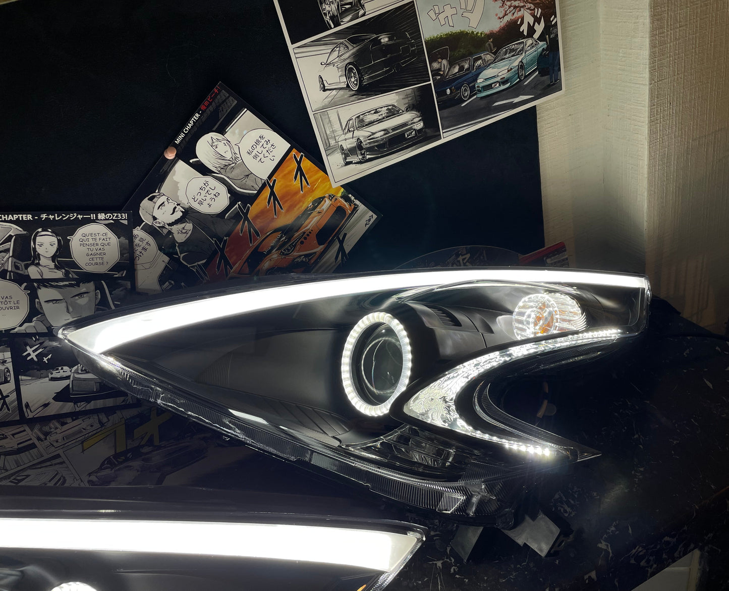 Optiques Phares Avant NISSAN 370z Custom RGBW