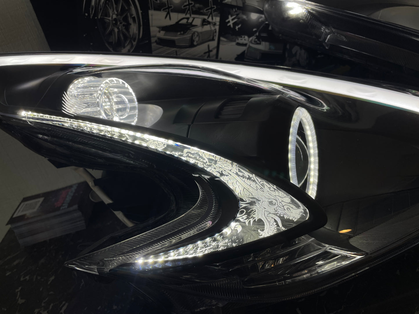 Optiques Phares Avant NISSAN 370z Custom RGBW