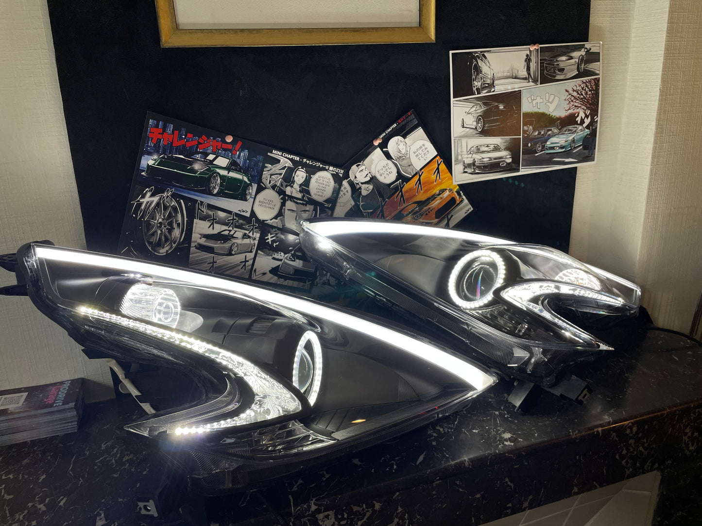 Optiques Phares Avant NISSAN 370z Custom RGBW