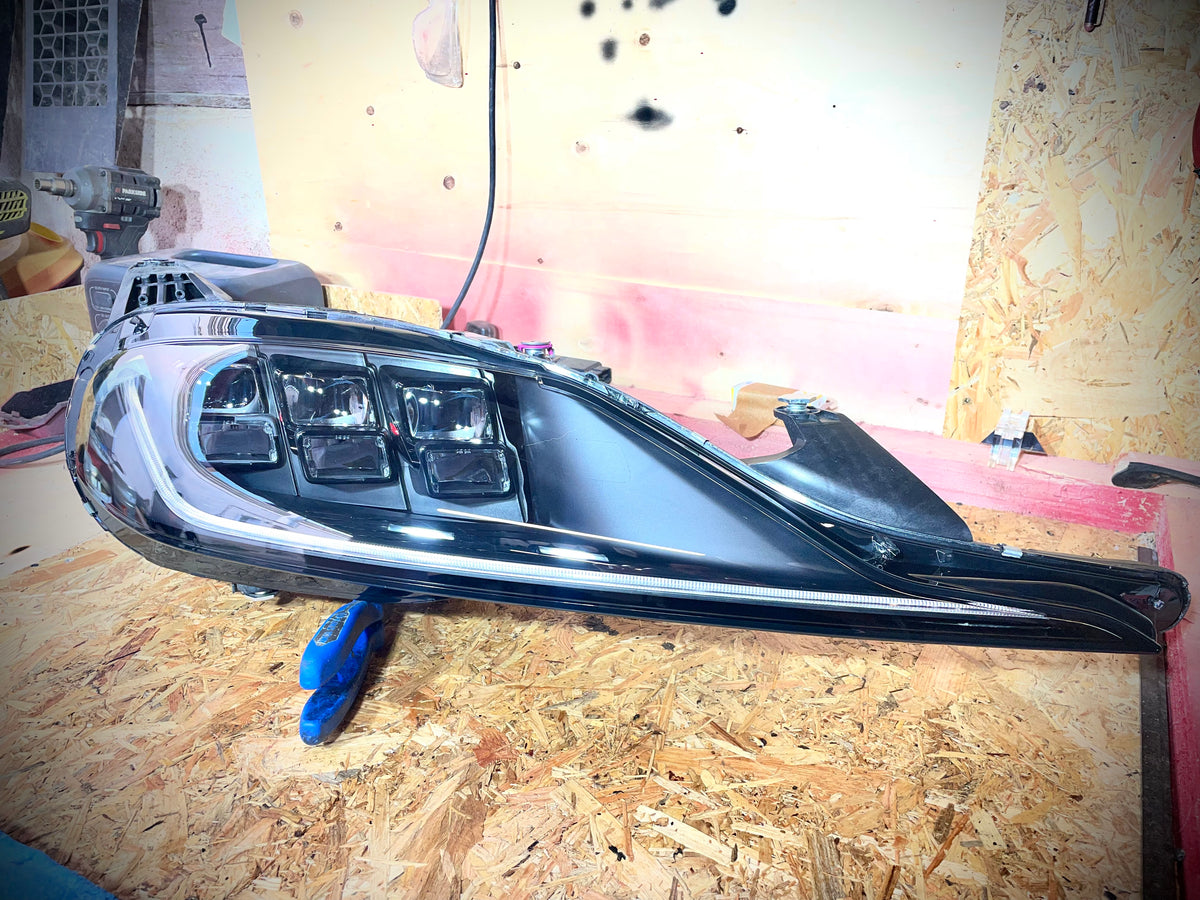 Remplacement vitre de phare/ Optiques avant