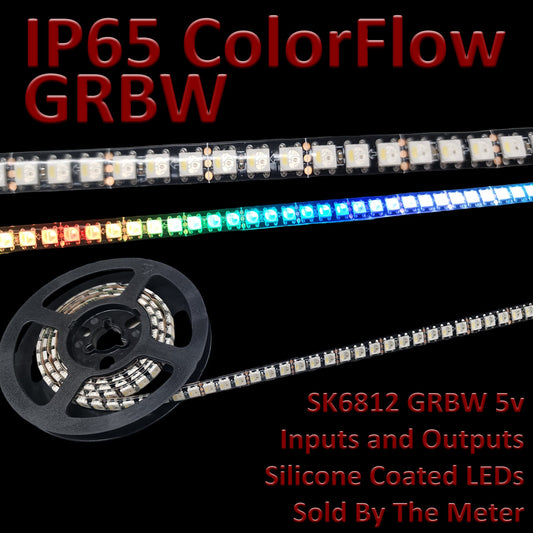 IP65 Water-Resistant Flow Series SK6812RGBW LED Strip
