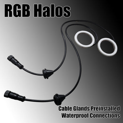 RGB Halos - Includes New Single Box Controller