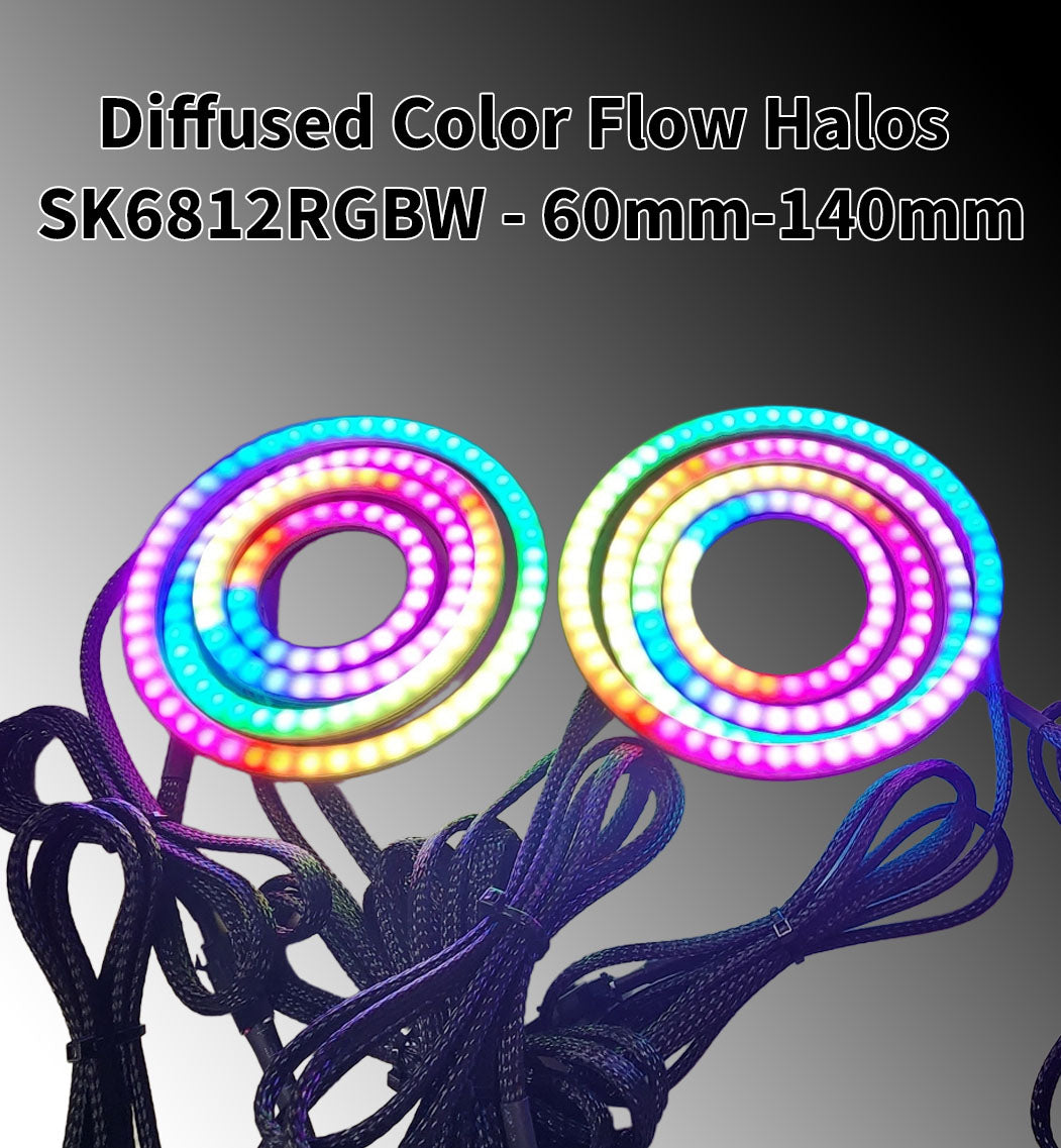 Flow Series Halos Diffus - 5v SK6812 RGBW