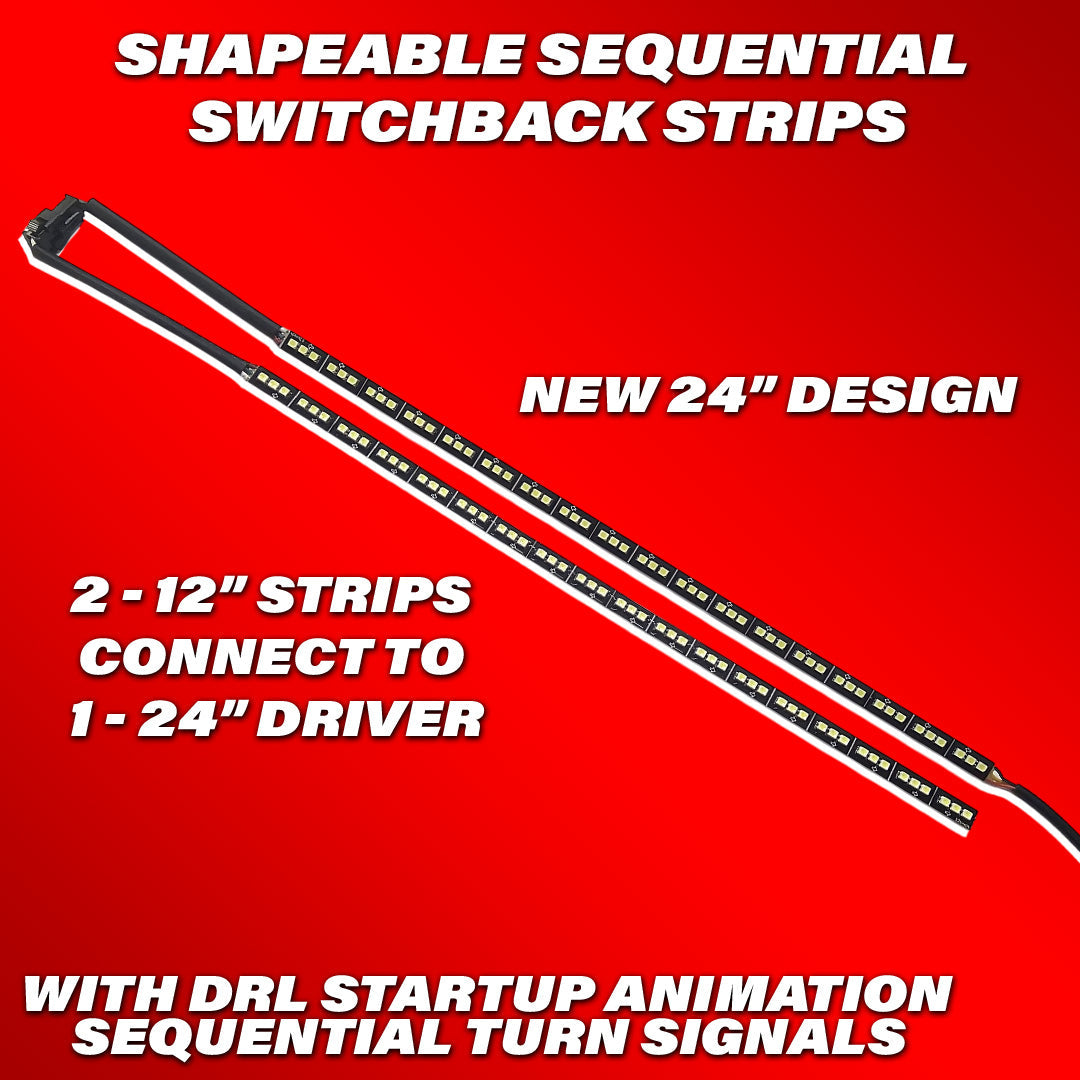 Shapeable Sequential Switchback Strips W/ Startup