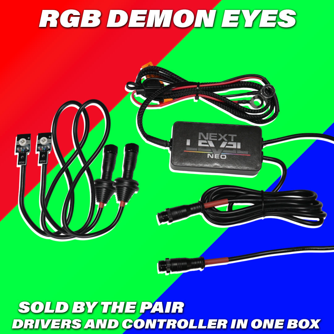 NLN Ultra Bright RGB Demon Eyes - New RGB System