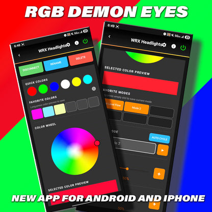 NLN Ultra Bright RGB Demon Eyes - New RGB System