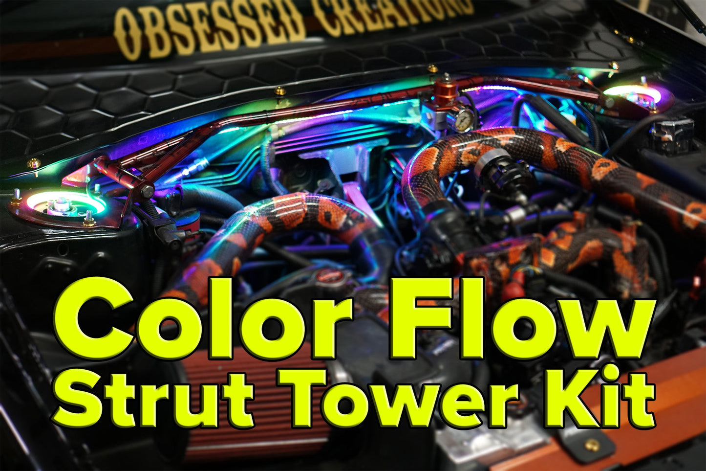 Engine Bay Strut Tower Flow Series Halo Kit