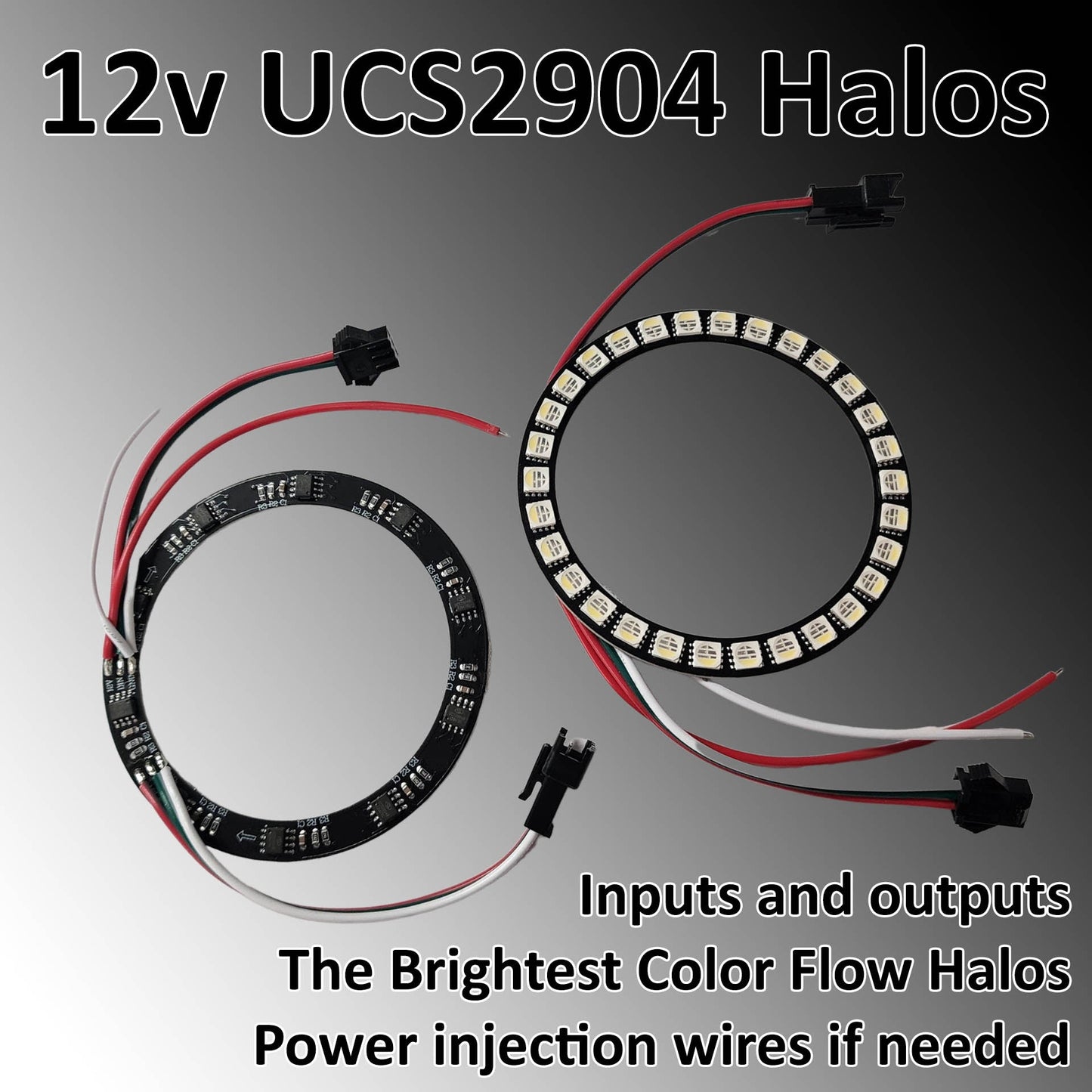 Flow Series Halos - UCS2904 RGBW