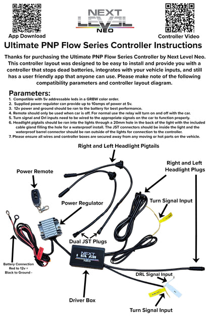 Pro Flow Series LED Controller W/ Vehicule Inputs
