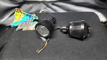 Next Level Neo 2.5" Dedicated High Beam Projectors W/ Demon Eyes