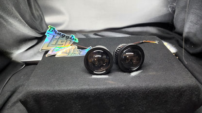 Next Level Neo 2.5" Dedicated High Beam Projectors W/ Demon Eyes