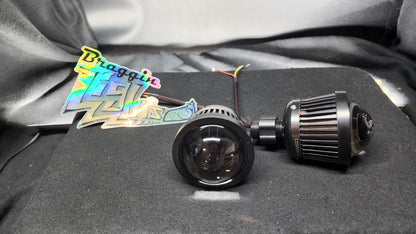 Next Level Neo 2.5" Dedicated High Beam Projectors W/ Demon Eyes