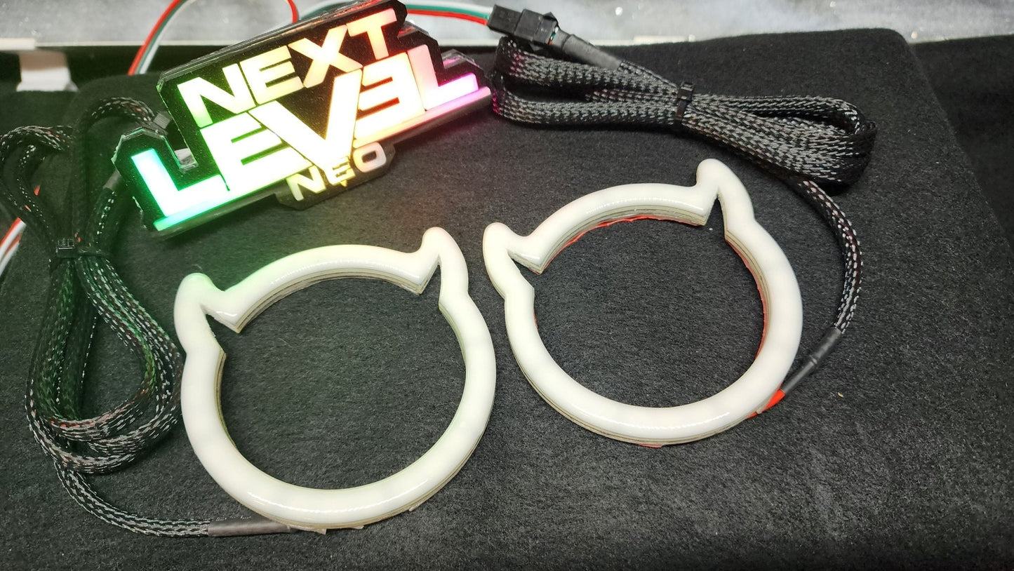 Flow Series Demon Halos - 5v SK6812 RGBW