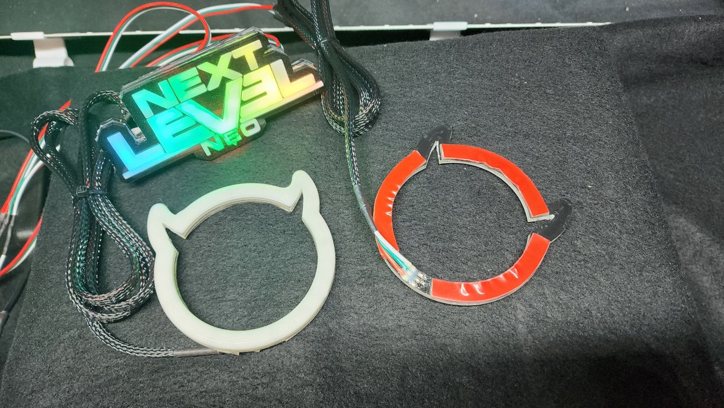 Flow Series Demon Halos - 5v SK6812 RGBW