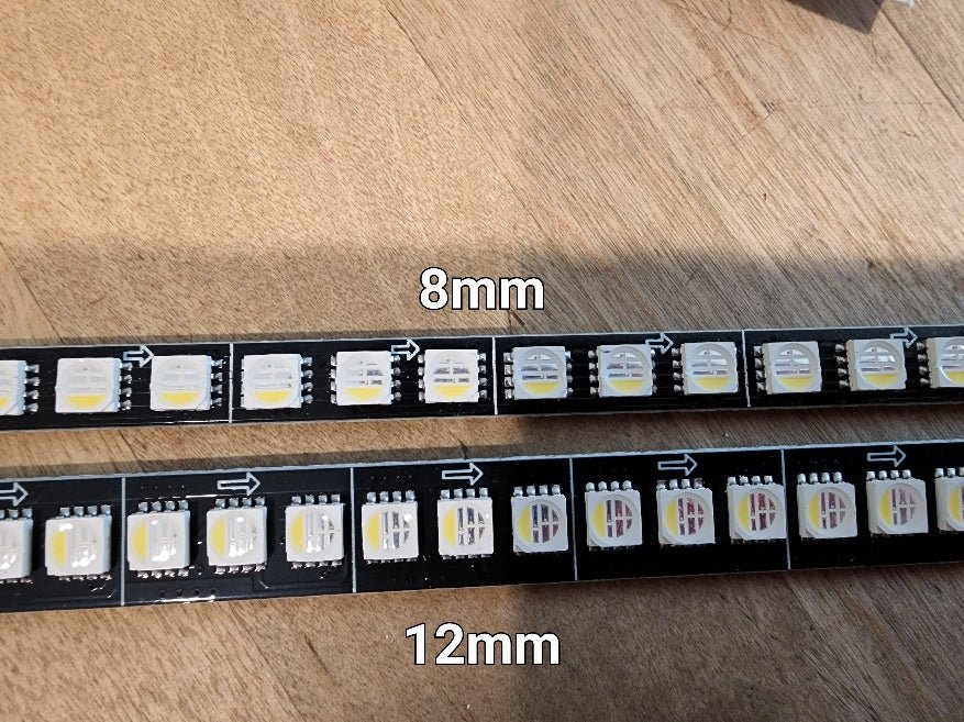 Flow Series 8mm Rigid Strips- UCS2904 RGBW