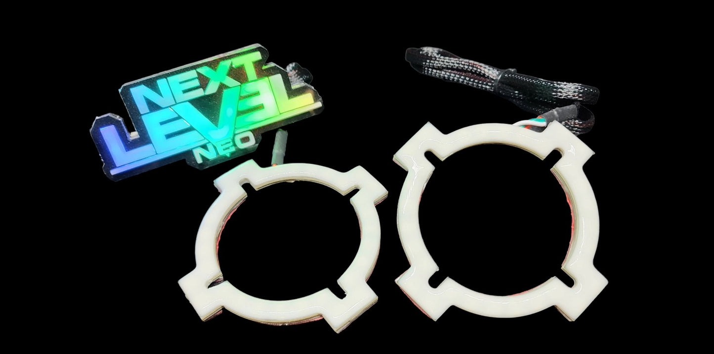 Flow Series Cross Halos - 5v SK6812 RGBW