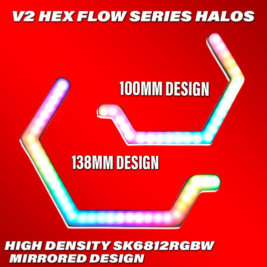V2 Flow Series HEX Halos - RGBW